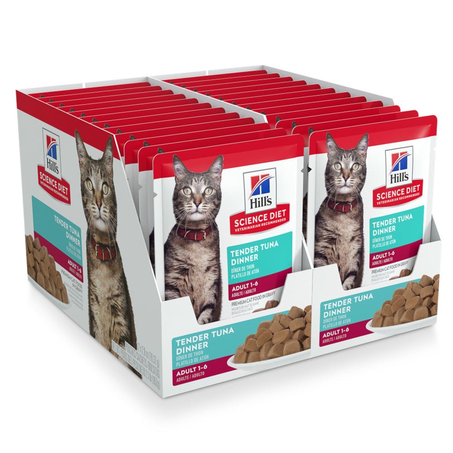 Cat Hill's Science Diet Wet Food | Hill'S Science Diet Tender Tuna Dinner Adult Wet Cat Food