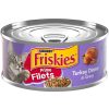 Cat Friskies Wet Food | Friskies Prime Filets Turkey Dinner In Gravy Canned Cat Food