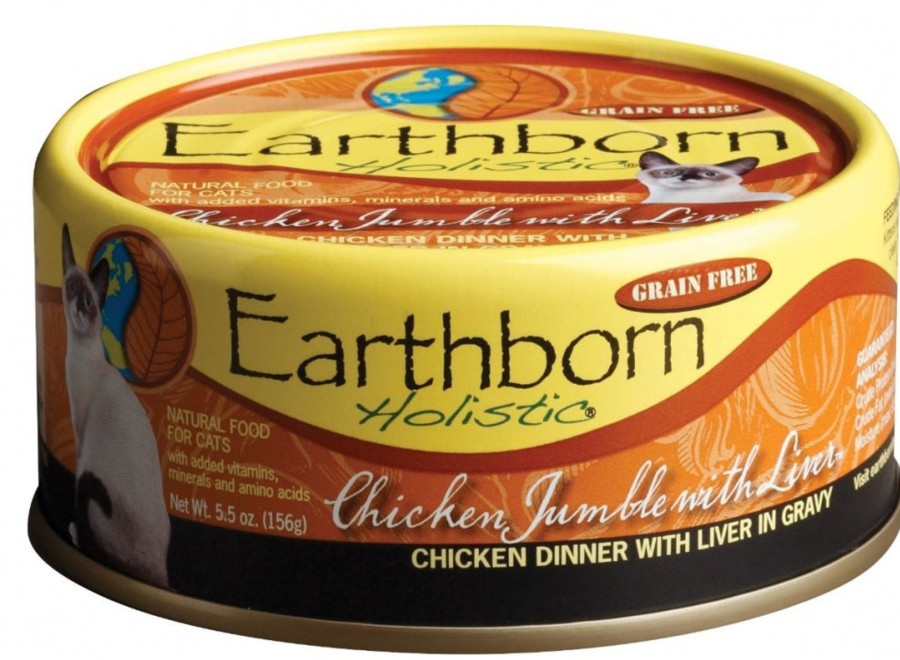 Cat Earthborn Holistic Wet Food | Earthborn Holistic Grain Free Chicken Jumble With Liver Canned Cat Food