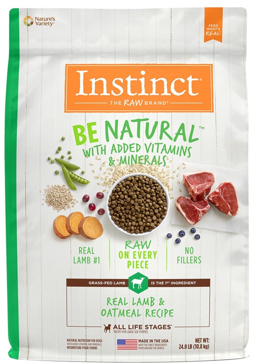 Dog Nature's Variety | Instinct Be Natural Lamb & Oatmeal Recipe Dry Dog Food