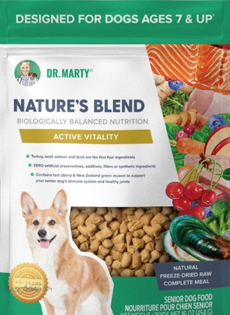 Dog Dr. Marty Freeze Dried | Dr. Marty Nature'S Blend For Active Vitality Seniors Freeze Dried Raw Dog Food