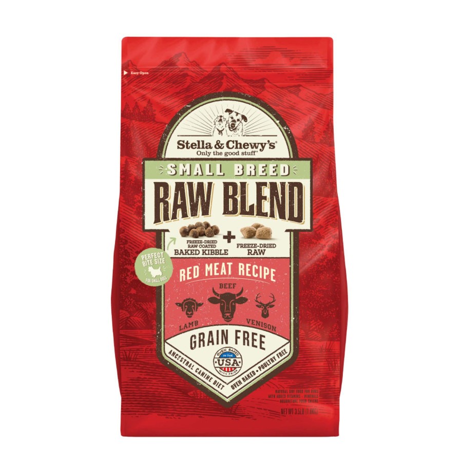 Dog Stella u0026 Chewy's Raw Natural Pet Food Freeze Dried | Stella & Chewy'S Raw Blend Kibble Red Meat Recipe Small Breed Dry Dog Food